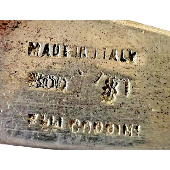 Vintage‎ 800 Silver Italy Fratelli Coppini Pan Grape Cherub Shear Scissors 64 GR - Picture 5 of 5